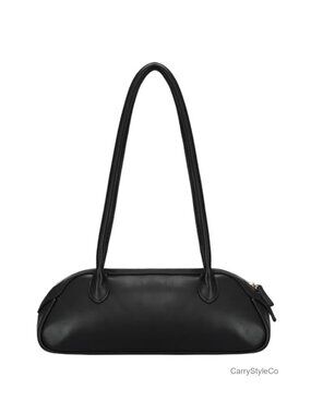 Swing Zip Shoulder Bag Small Vegan Leather Purse for Women